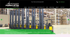 Desktop Screenshot of powerforklifts.co.nz