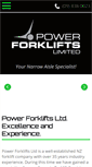 Mobile Screenshot of powerforklifts.co.nz